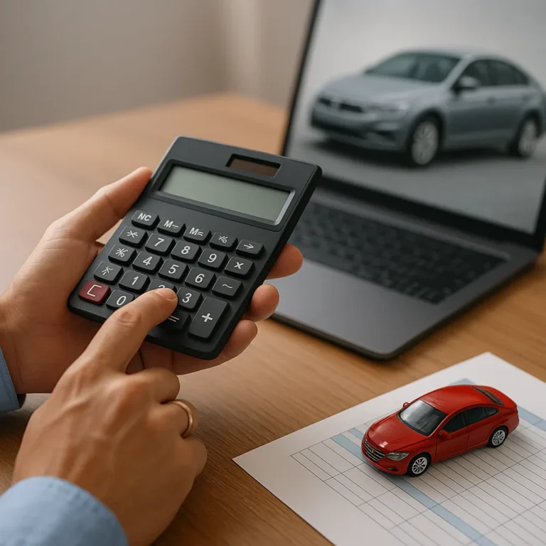 Cómo calcular la mensualidad de un vehículo financiado sin enganche