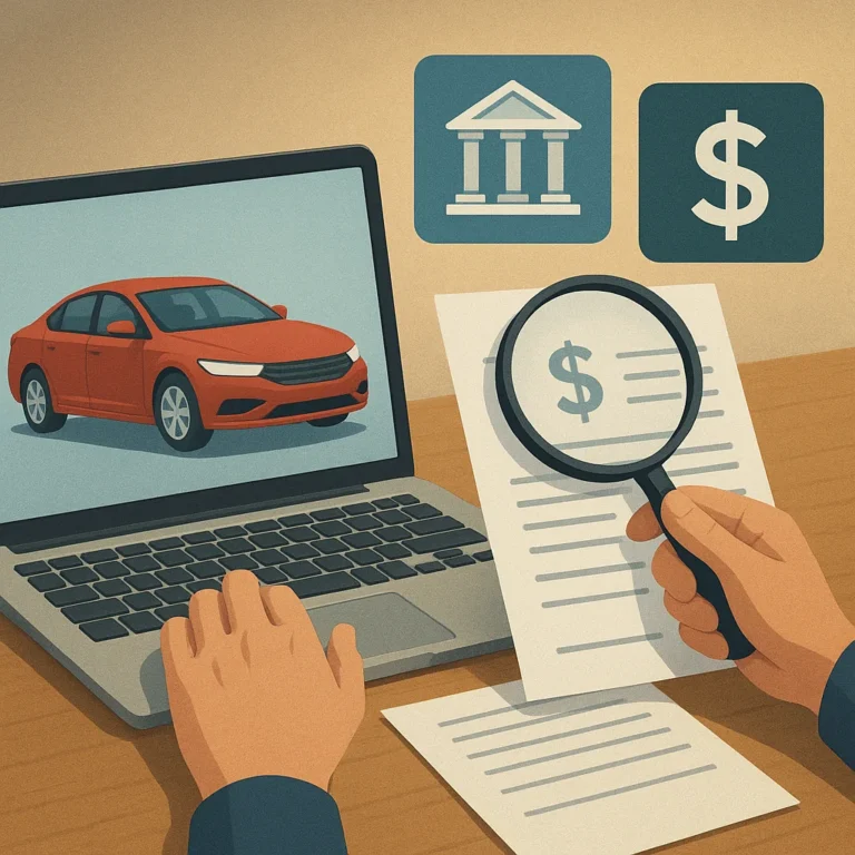 Cómo comparar bancos y financieras para comprar un auto sin enganche
