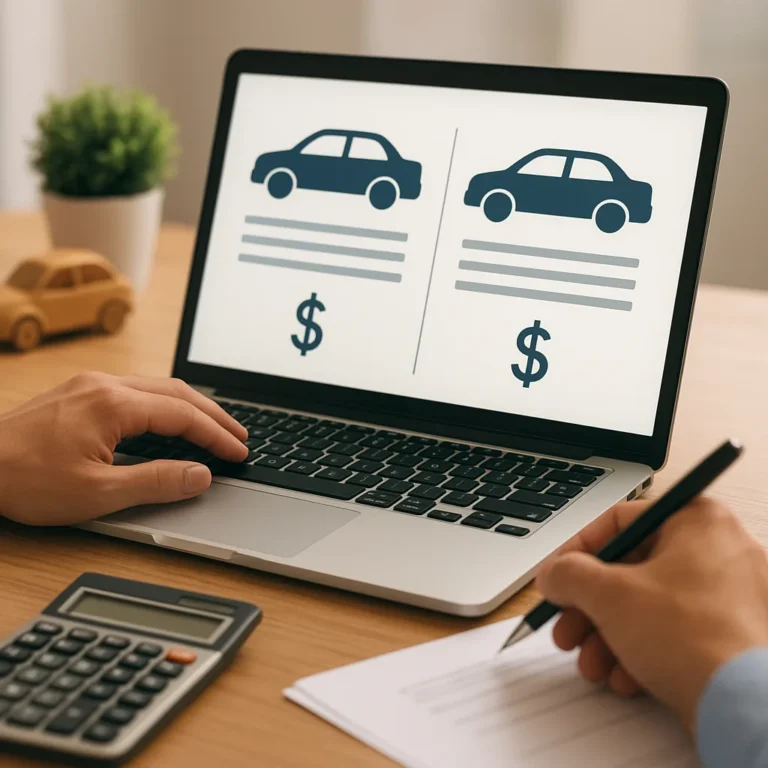 Cómo comparar ofertas de financiamiento para un vehículo sin enganche